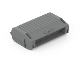 Hermetinė dėžutė WAGO Gelbox-3, IPX8, 33,6x17,8x52,7 mm, 4mm, 1 vnt. pilkos sp.