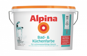 Dispersiniai vidaus dažai ALPINA Bad- Und Küchenfarbe, 5 l