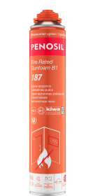 Sandarinimo putos PENOSIL Fire Rated Gunfoam B1 187, ugniai atsparios, pistoletinės, 750 ml