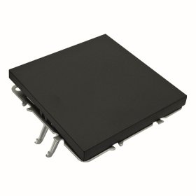 Jungiklis TOPE Bora, 1 klavišo, įleidžiamas, juodos sp., 16 A, 250 V, 500900023