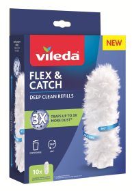 Dulkių šluotelės šluostė VILEDA Flex & Catch, 10 vnt.