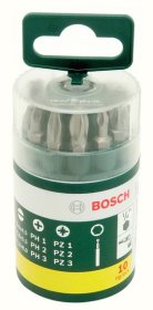 Antgalių sukimui rinkinys BOSCH, 10 vnt.