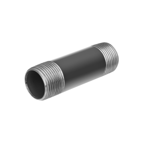 Trumpasriegis GEBO, d25 (33,7mm), 1'', plienas, juoda sp.