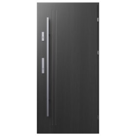 Metalinės lauko durys STALPRODUKT T51, dešininės, antracito spalvos, 2075x864x72 mm