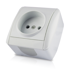 Kištukinis lizdas ORRO 8001-12, baltos sp.