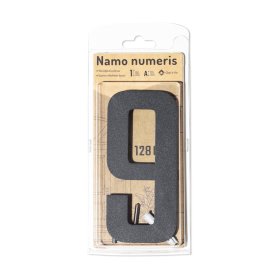 Namo numeris 9, 150 mm, antracito sp, nerūdijantis plienas