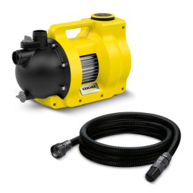 Vandens siurblys KARCHER BP6.000 Garden Set, įsiurbimo gylis 8 m, kėlimo aukštis 45m, našumas 100l/min, galia 1000W, komplekte įsiurbimo žarna, 1.645-721.0