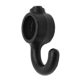 Kabliukas RUSTICLINE, 3/4", RT-75, juodos sp.