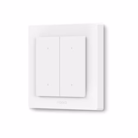 Šviesos jungiklis AQARA, H2 WS-K08D, 4 kalvišų, 2 kanalų