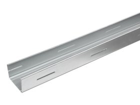 Vertikalus pertvarų profilis KNAUF CW, matmenys 75 x 50 x 0,6mm, ilgis - 3 m