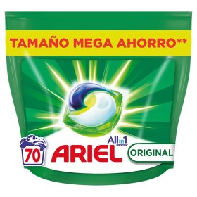 Skalbimo kapsulės ARIEL Original, 70 vnt.