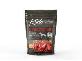 Sausas ėdalas šunims KUDO Maxi Adult, su raudona mėsa ir daržovėmis, 3 kg