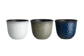 Plastikinis lauko vazonas 4Living Kenno, žalios sp., 30 x 30 x 24 cm.