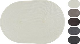 Stalo padėkliukas, ovalus, 5 skirtingos spalvos, 44 x 29 cm