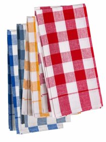 Virtuviniai rankšluostėliai BANQUET MULTI CHECK, 50 x 70 cm, 100% medvilnė, 2 vnt., įvairių sp.