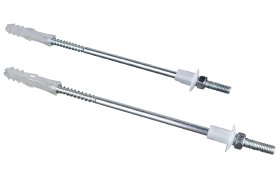 Lietvamzdžio laikiklio varžtas su kaiščiu MARLEY, M8 x 250 mm, 2 vnt.