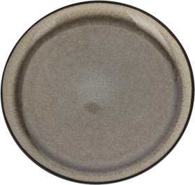 Lėkštė, keraminė, skersmuo 20 cm, rudos sp.