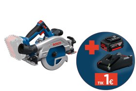 Akumuliatorinis diskinis pjūklas BOSCH Professional, GKS 18 V-57-2 GX, SOLO, 18 V, be akumuliatoriaus ir kroviklio, 06016C1000