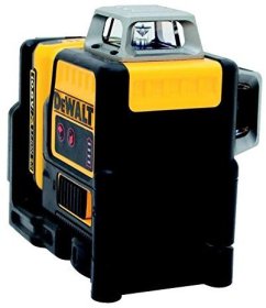 Lazerinis nivelyras DEWALT DCE0811D1R-QW, 12 V, 2x360 spinduliai, raudonas