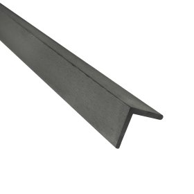 Medienos ir plastiko kompozito kampas apdailai WPC SY-50L50, Dark grey C04, 50x50x3000mm