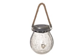 Terasos žibintas TARMO, pastatomas/pakabinamas, šiltos baltos sp., su saulės arba AA elementais (į komplektaciją neįeina), IP44, 20 vnt. lempučių