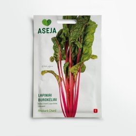 Lapiniai burokėliai Rhubarb Chard, ASEJA, 1,5 g, 20-0446 (E)