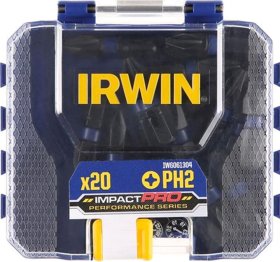 Smūginiai sukimo antgaliai IRWIN Impact Pro, 25 mm, PH2 - 20 vnt.