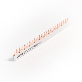 Šyna automatiniams išjungikliams MOREK QuickBar, 1 fazės, 12 modulių, 10mm², E tipas, 17,8mm žingsnis, nepjaustomas srovėlaidis