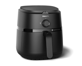 Karšto oro gruzdintuvė PHILIPS 1000 NA120/00, 1500 W, 4,2 l, juoda