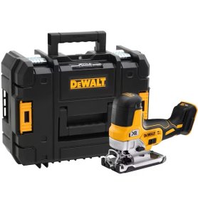 Akumuliatorinis siaurapjūklis DEWALT DCS335NT-XJ, 18 V, be akumuliatorių ir kroviklio