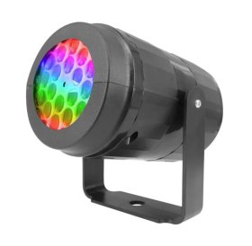 LED šviestuvas - lazeris, judantys kalėdiniai paveikslėliai, 4 W, 230 V, RGB, 110x110 mm, LA0311