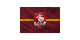 Vilniaus miesto vėliava, 100 x 170 cm, vėliavos kotui