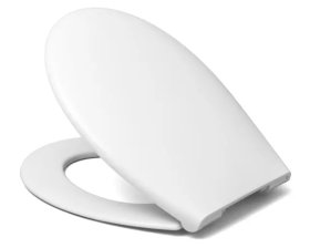 Klozeto dangtis CEDO Sonora, lėtai nusileidžiantis, termoplastas, lengvas nuėmimas, baltas