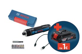 Akumuliatorinis suktuvas BOSCH Professional GO, 3,6 V, su integruotu 2,0 akumuliatoriumi, 06019H2201