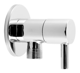 Kampinis ventilis FERRO ROTONDO Z296, su keramine galvute, G1/2 x 3/8, chromuotas, Z296