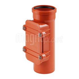 Lauko nuotekų pravala MAGNAPLAST PVC KG, DN110, su varžtais
