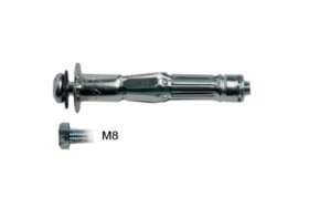 Inkarinis varžtas GKP MUNGO, MHD-S M8 x 37 mm, plokštei nuo 4 iki 12 mm, 100 vnt.