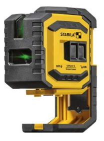 Kryžminis lazerinis nivelyras STABILA LAX 300, žalias