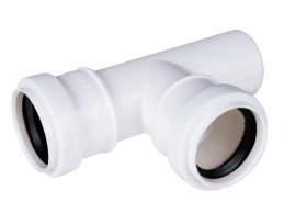 Vidaus nuotekų trišakis AQUER PP, d50x50/90, balta sp.