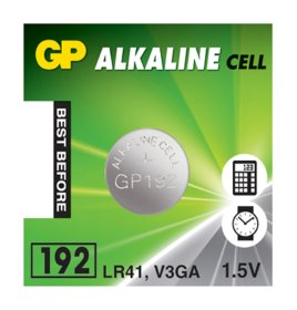 Maitinimo elementai GP GREENCELL mini LR41 1,5 V, CY-V3 AG 3, stend