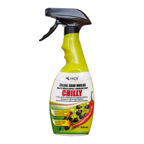 Žalias sodo muilas Chilly, sodo, daržo ir dekoratyvinių augalų priežiūrai, purškiamas, 500 ml