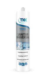 Silikoninis sanitarinis hermetikas TKK TEKASIL , 280ml baltas