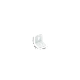 Baldinis kampas XIDO 26x31x27x1,0, baltas