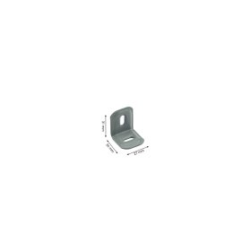 Baldinis kampas XIDO 26x31x27x1,0, pilkas
