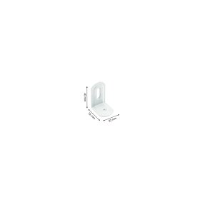 Baldinis kampas XIDO 26x40x22x1,0, baltas
