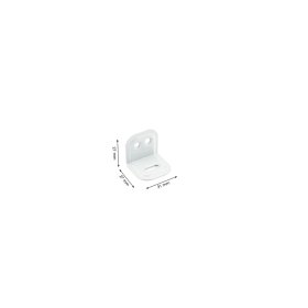 Baldinis kampas 27x27x31x1, baltas, XIDO, 70073