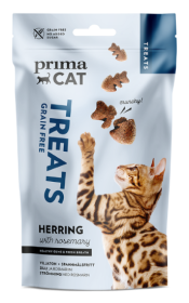 Skanėstas katėms PRIMACAT, traški silkė su rozmarinais, 40g