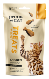 Skanėstas katėms PRIMACAT, minkšta vištiena su katžole, 50g