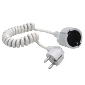 Ilgiklis ELECTRALINE, 1 lizd., 2,5 m, su įž., 3 x 1,0, 16A, baltos sp., 900054