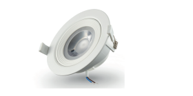 Montuojamas šviestuvas ORRO IM1079, LED 5 W, 220-240 V, 400 lm, 3000 K, 25.000 val., apvalus, baltas, A171030075